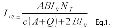 Principle of LIF : I FL = ABI0N T/c(A+Q);2BI0