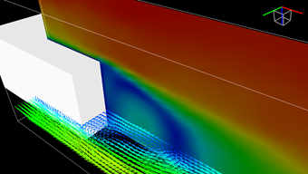 三次元流れ場解析ソフトウェアKoncerto-3DA