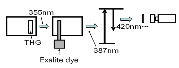 CH （Nd：YAG laser・Dye laser + CCD camera with I.I.）</