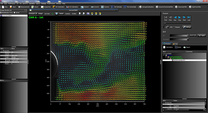 Characteristics of PIV of Seika Digital Image