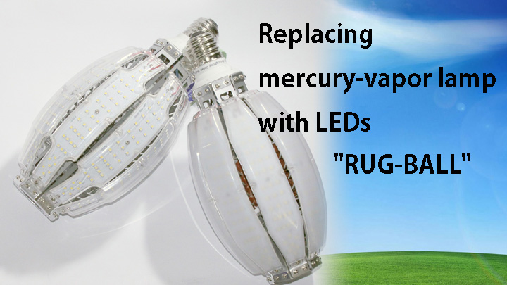 RUG-BALL is a Japanese made LED bulb made by Ecolighting Japan